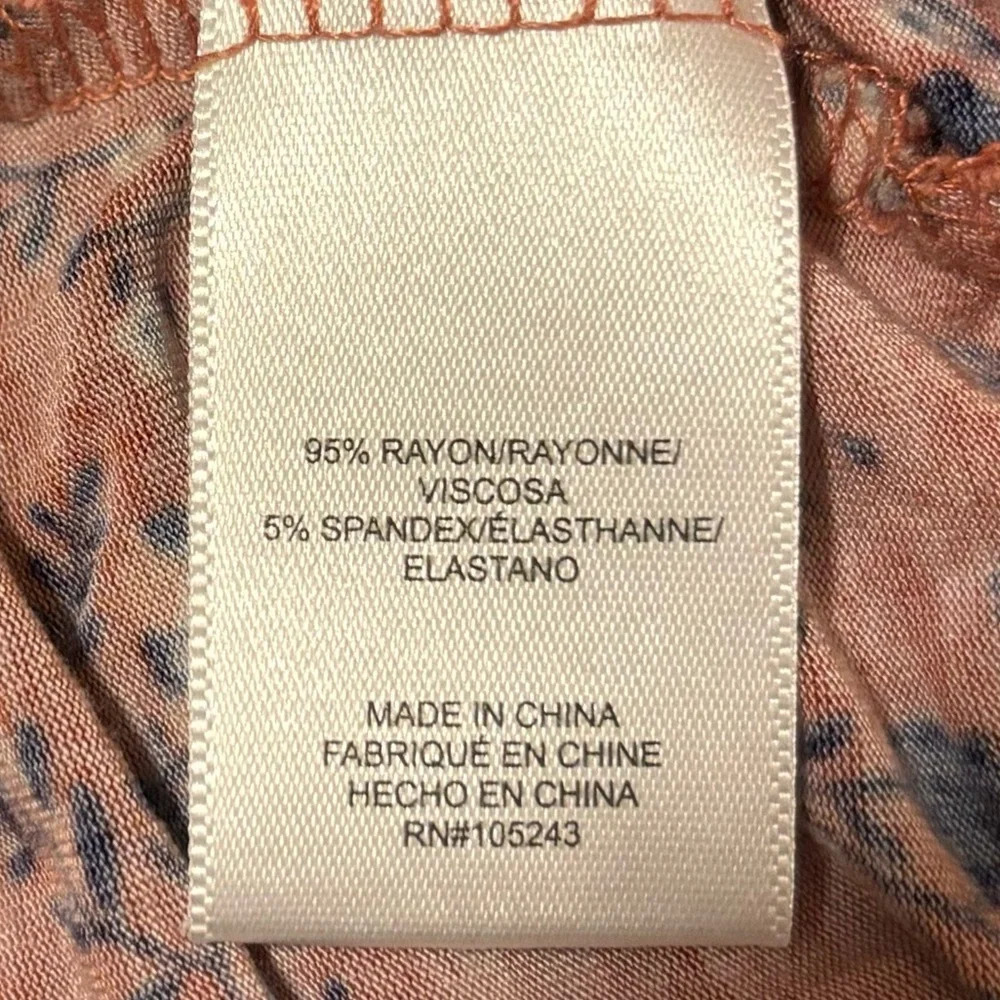 Dia & Co Orange Floral Top - Picture 4 of 4